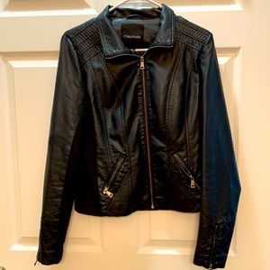 ⛔️SOLD⛔️Faux Moto Jacket